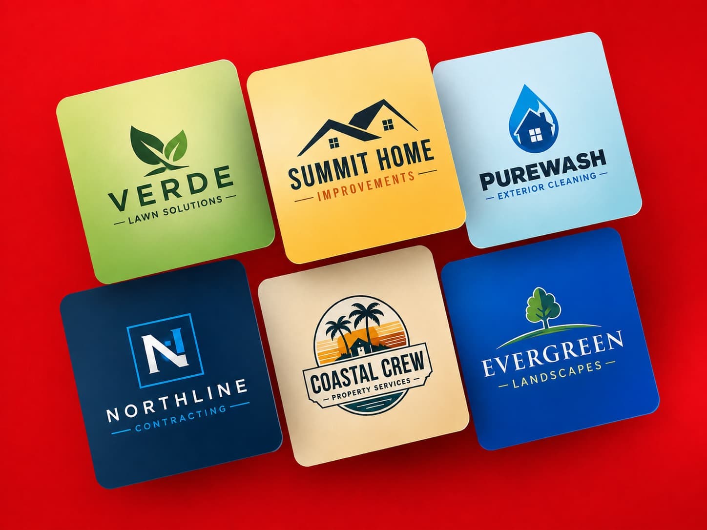 Branding and graphic design examples