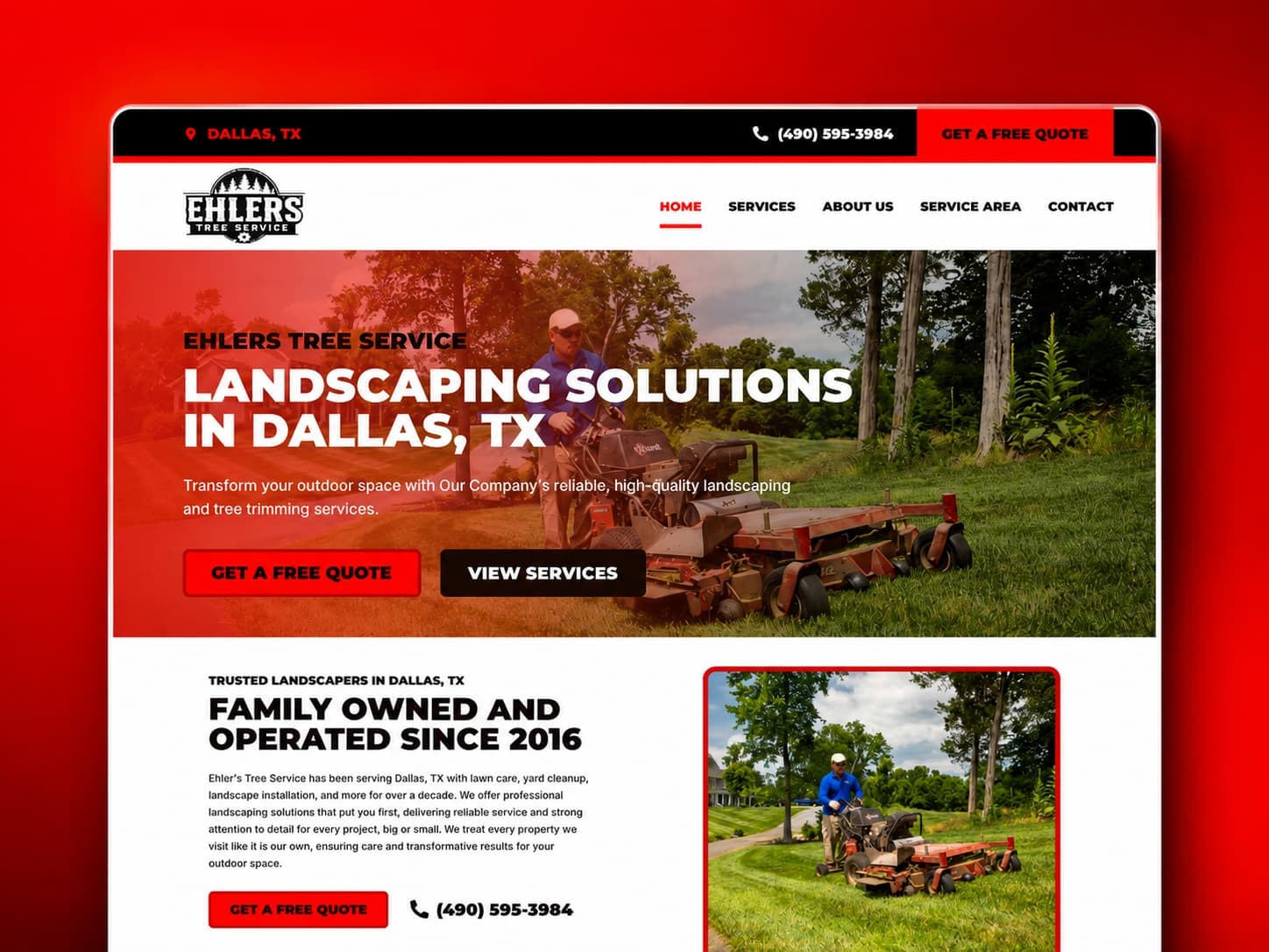 Website design and development examples